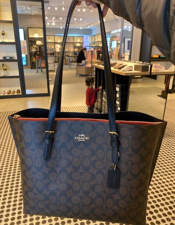 New Coach Original Mollie Tote In Signature Dark Brown Canvas Crossbody Shoulder sling bag For Women Come With Complete Set Suitable for Gift Luxury Bags Wallets on Carousell