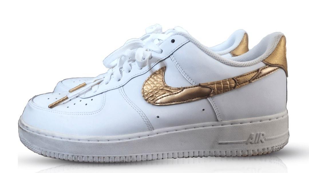 Nike Air Force 1 CR7 Golden Patchwork, Men's Footwear, Sneakers on Carousell