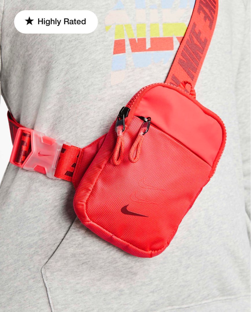 Nike red crossbody discount bag