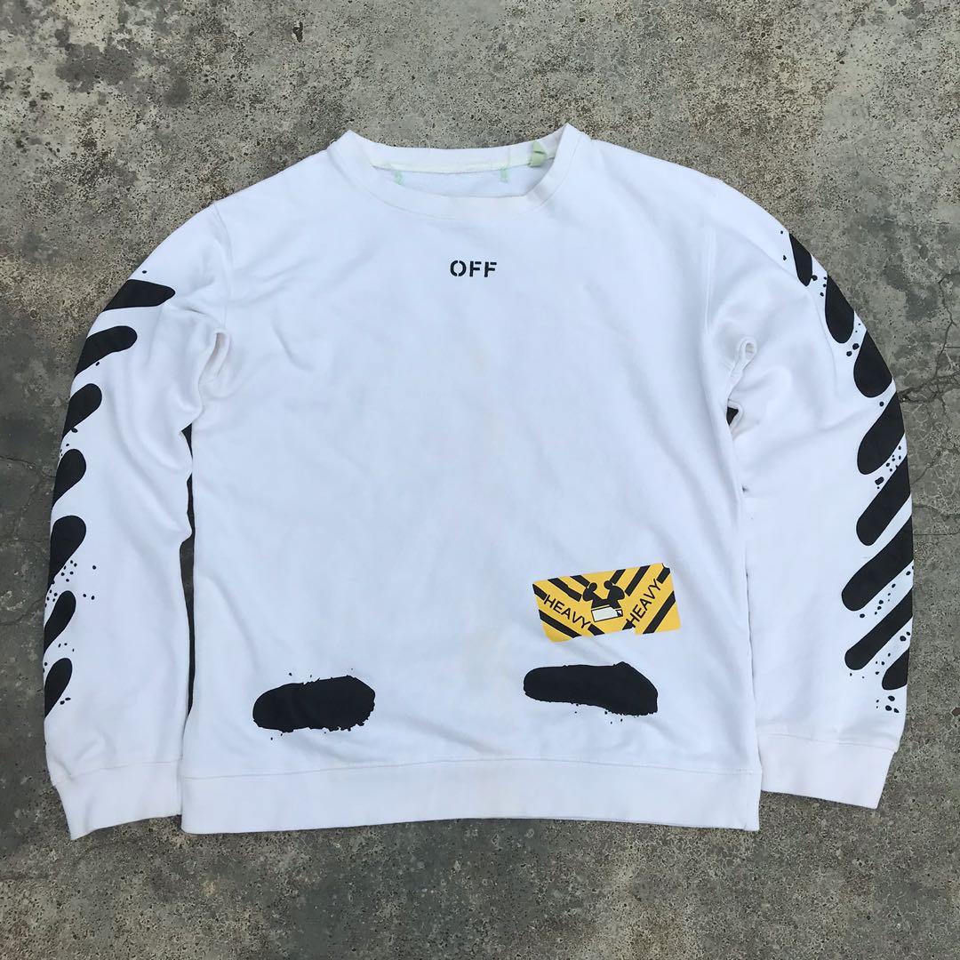 Off white top mirror mirror crewneck