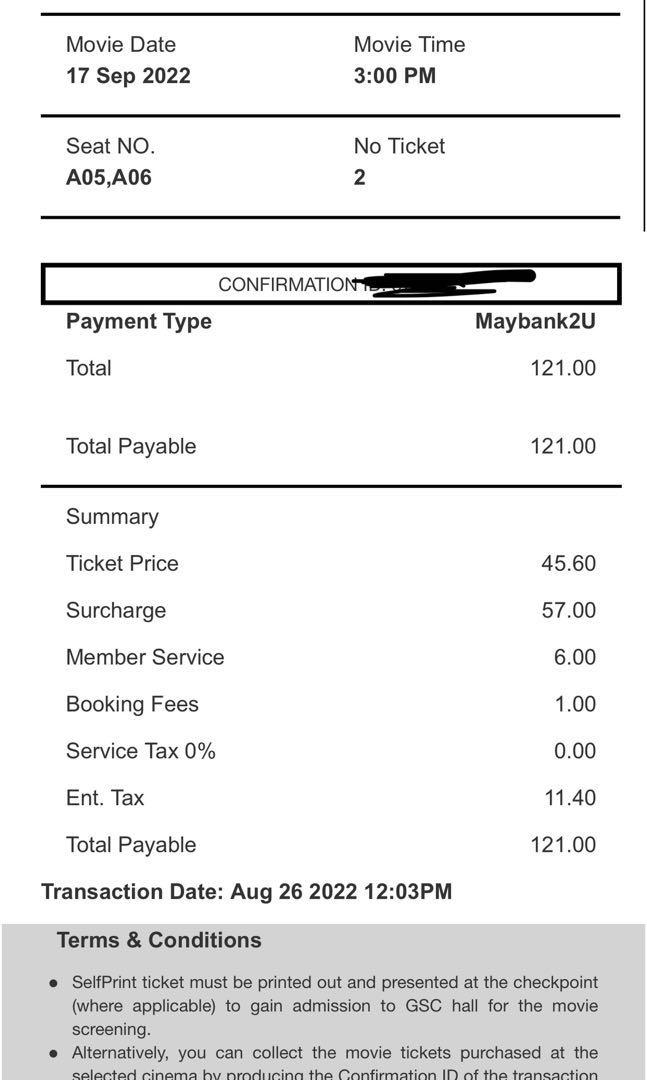 One Piece Red Ticket 1utama, Tickets & Vouchers, Event Tickets on