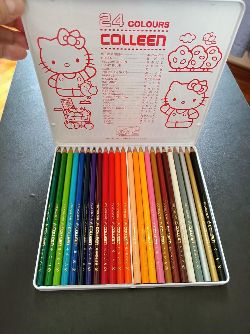 Original Hello Kitty Japan Colored Pencils, Hobbies & Toys, Stationary
