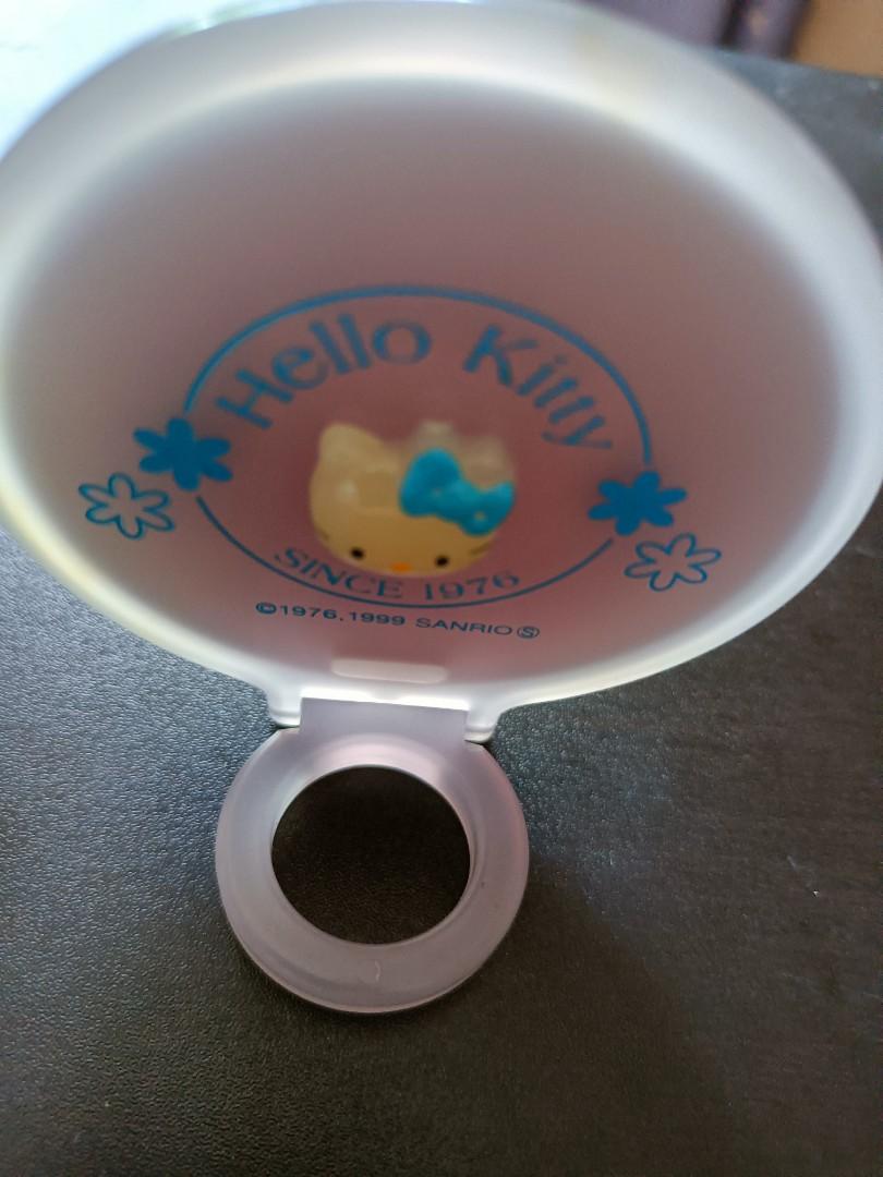 Original Hello Kitty Japan Pocket Mirror (Category: Mirrors) located in Pasig City. Submitted by smcmj_preloved (Listing ID 1180949600, Image 3). Description: Original Hello Kitty Japan. Pocket Mirror. Gray/Blue/Purple RFS: Decluttering NO RETURN NO EXCHANGE MOP: GCASH Only.