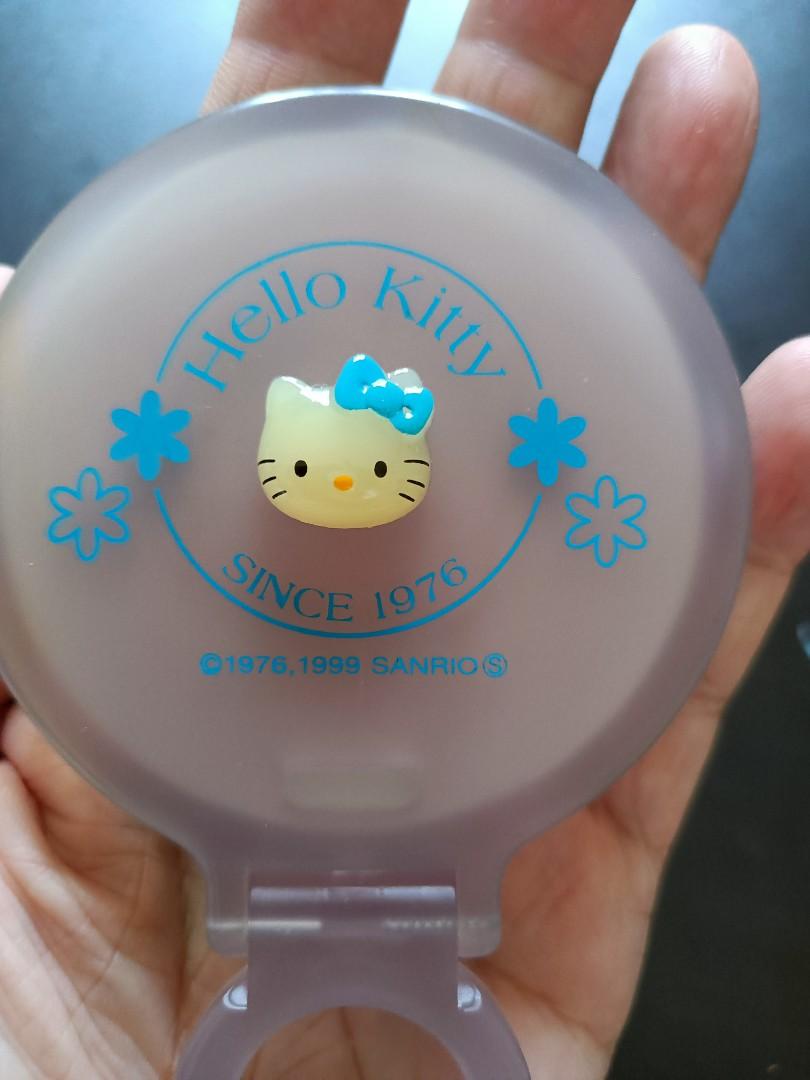 Original Hello Kitty Japan Pocket Mirror (Category: Mirrors) located in Pasig City. Submitted by smcmj_preloved (Listing ID 1180949600, Image 1). Description: Original Hello Kitty Japan. Pocket Mirror. Gray/Blue/Purple RFS: Decluttering NO RETURN NO EXCHANGE MOP: GCASH Only.