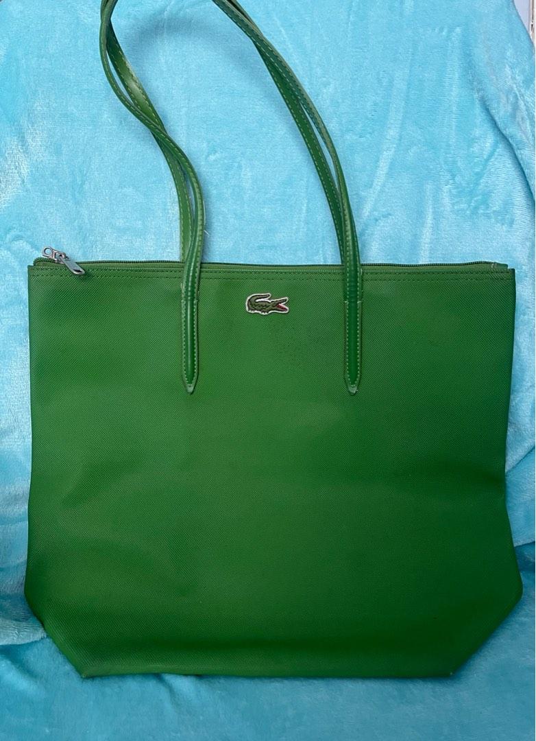 Original Lacoste Tote Bag (green), Women's Fashion, Bags & Wallets