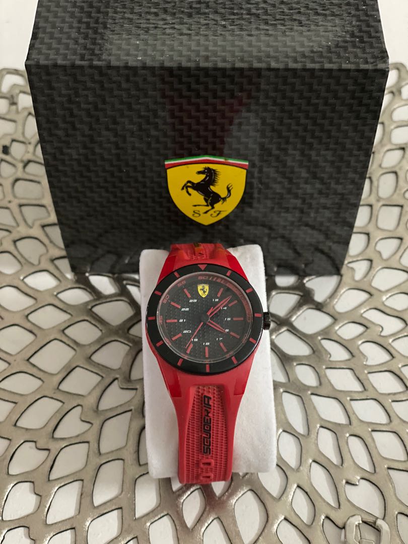 Scuderia ferrari watch original new arrivals
