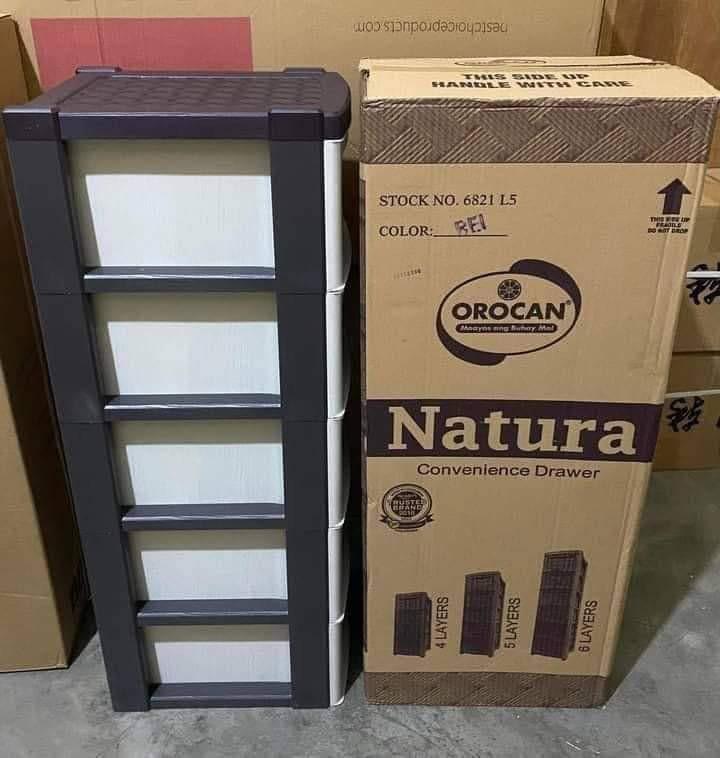 OROCAN CAHA DE NATURA 5 LAYER DRAWER, Furniture & Home Living ...