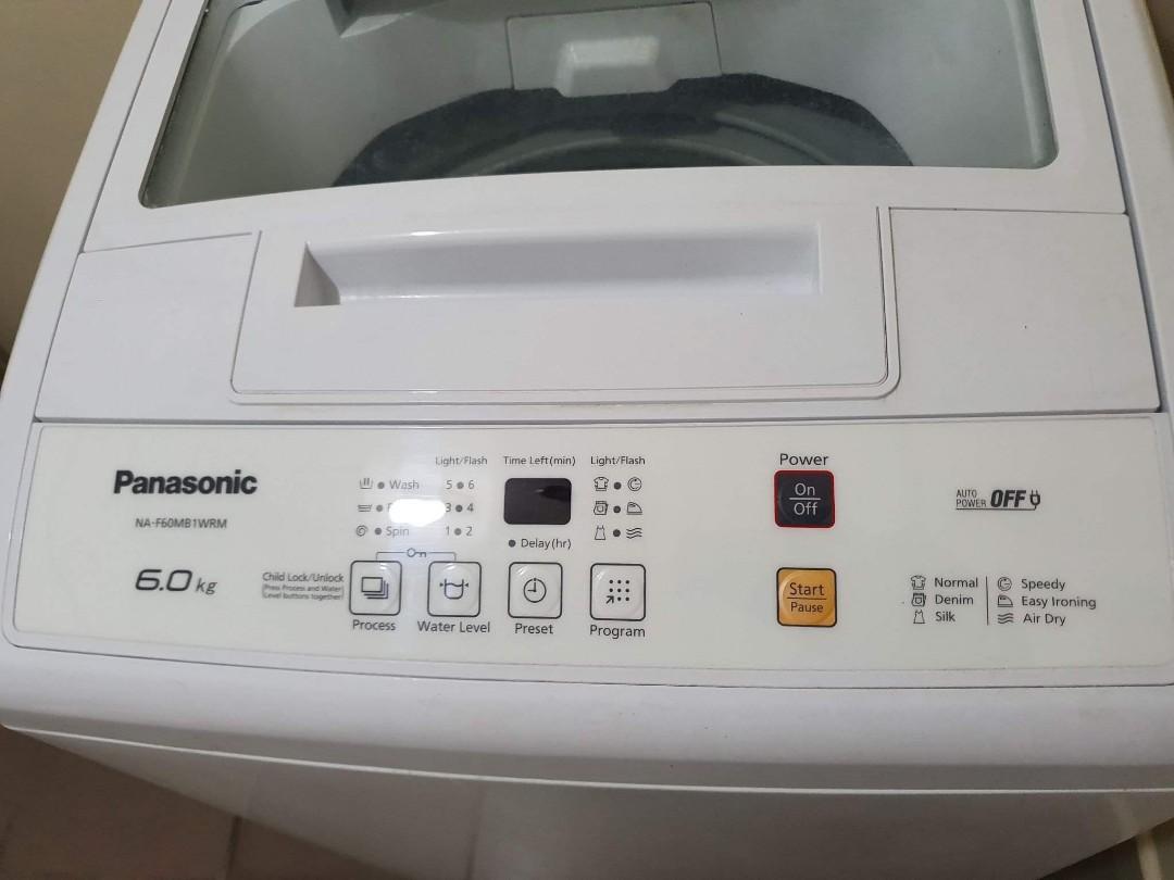 Panasonic washing machine, TV & Home Appliances, Washing Machines and