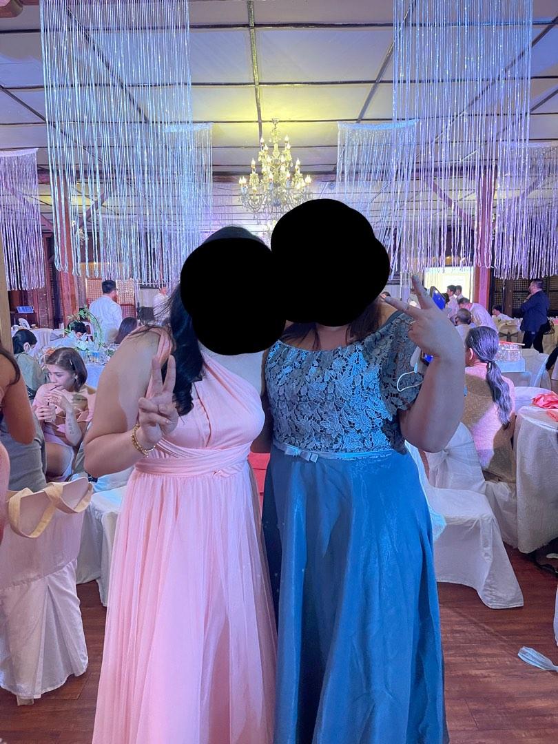 Peach infinity dress w tulle (Category: Evening dresses & gowns) located in Marikina City. Submitted by kcaps.declutter (Listing ID 1180957258, Image 2). Description: - used - can style it in different ways - small to xl - strechable - sf will be shouldered by the buyer.