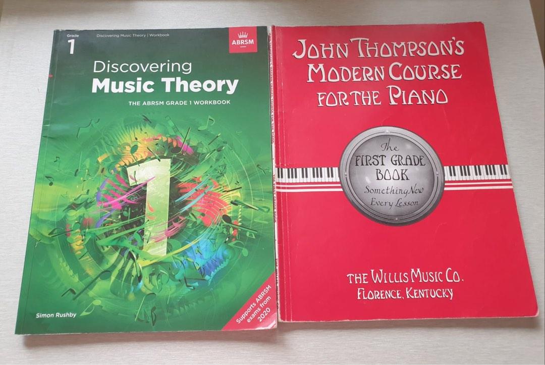 Piano Books Theory Lesson Book John Thompson Grade 1 興趣及遊戲 書本