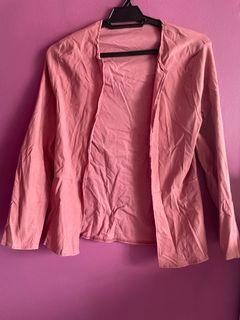 Pink Blazer nipis