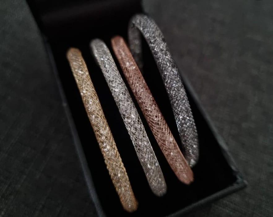 Pixie Glitter Bangles Women s Fashion Jewelry Organisers