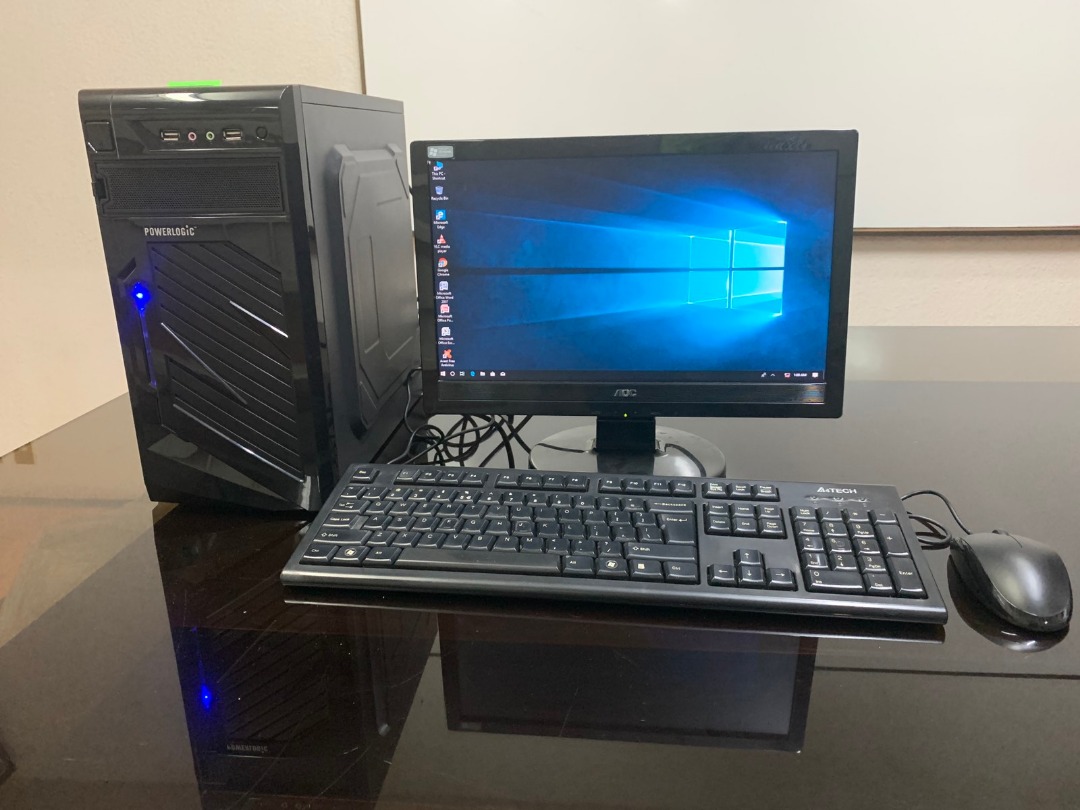 Powerlogic aoc desktop computer set 15 computers tech