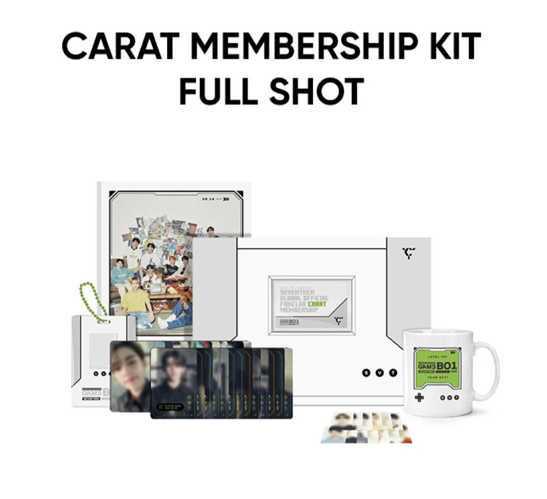 [PO/WEVERSE SECURED] SEVENTEEN CARAT MEMBERSHIP KIT, Hobbies & Toys