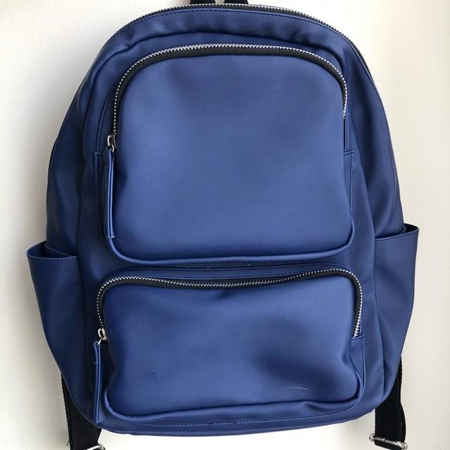 PRELOVED ZALORA BAG BACKPACK ORIGINAL WANITA WARNA NAVY MURAH