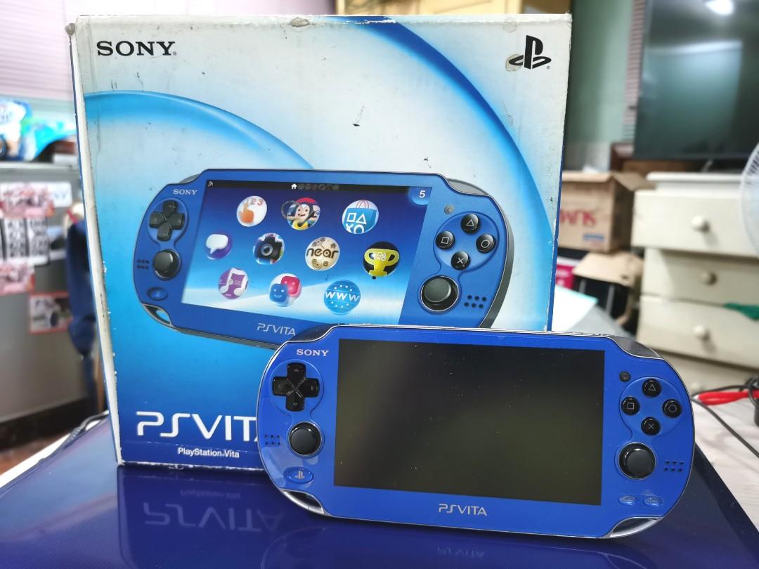 PS Vita Sapphire Blue Oled Playstation Vita for sale, Video Gaming