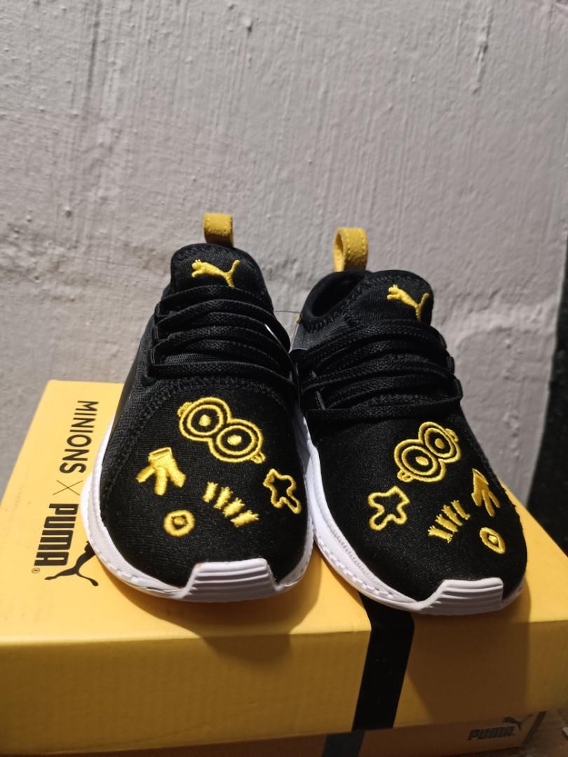 "PUMA" Kids shoe ( minion edition ), Babies & Kids, Babies & Kids
