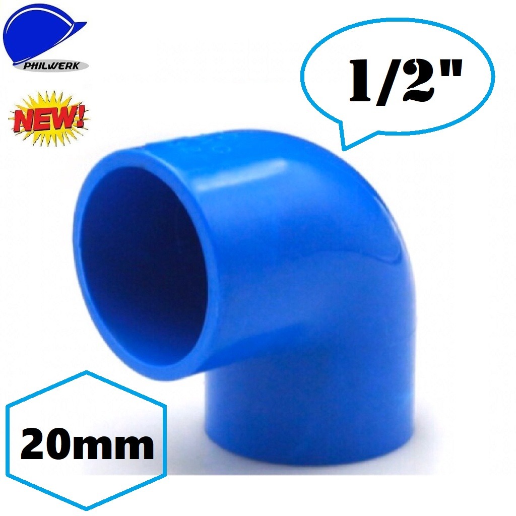 PVC Blue Plain Elbow 1/2" (20mm), Commercial & Industrial, Construction