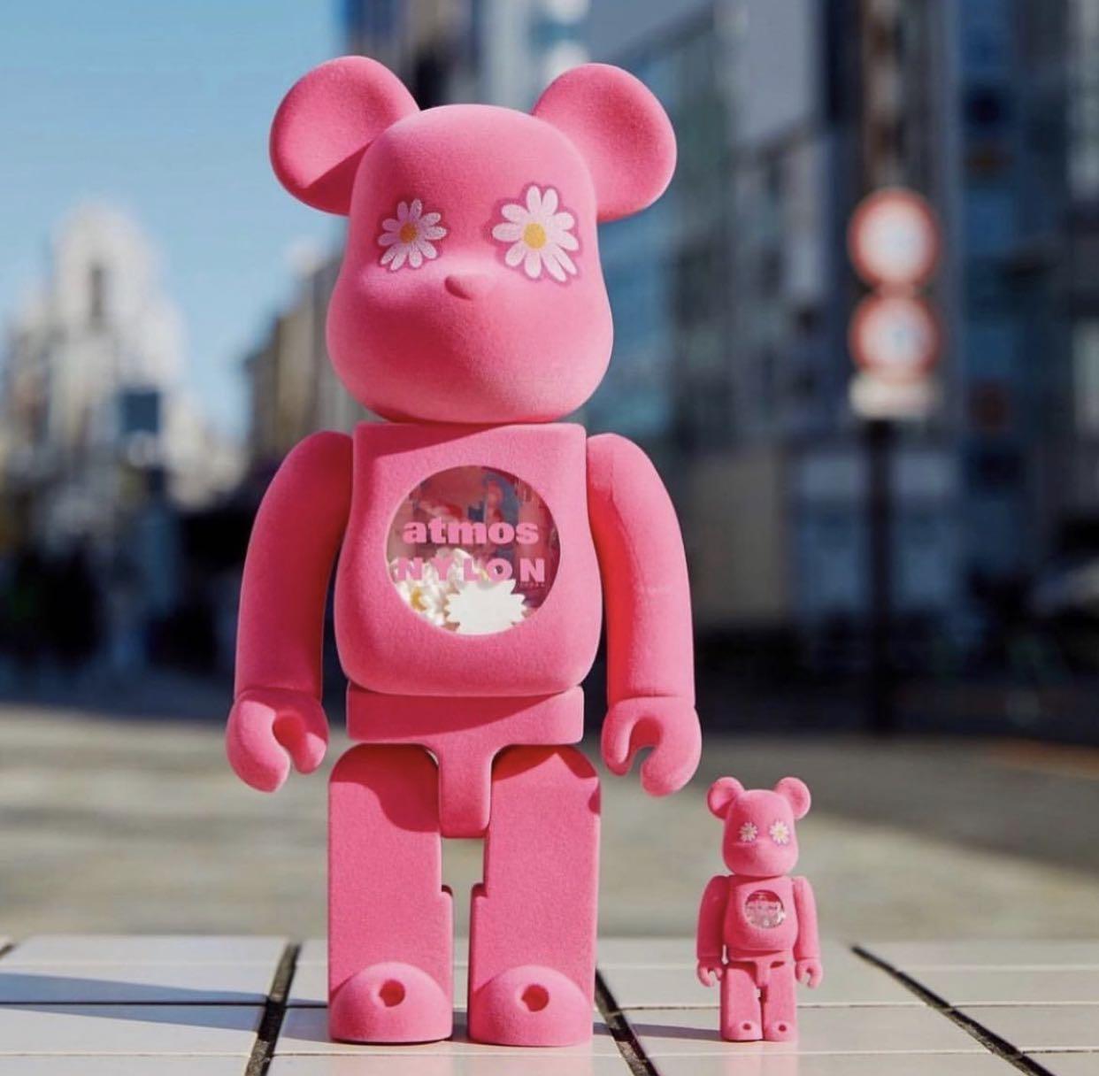 Ready Stock]Bearbrick x Atmos x Nylon Japan 100% + 400% Set 