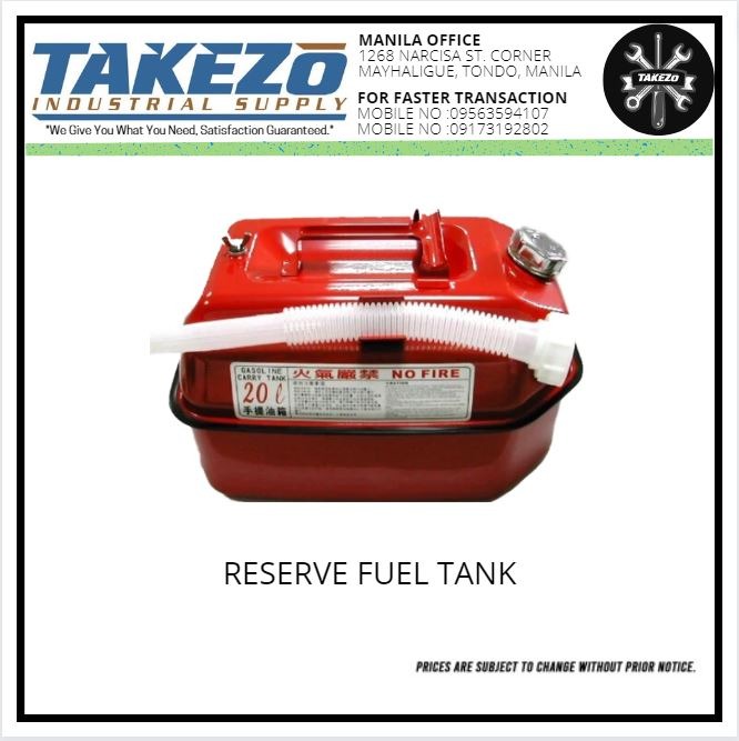 RESERVE FUEL TANK, Commercial & Industrial, Industrial Equipment on