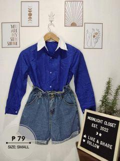 Royal Blue Loongsleeves Polo