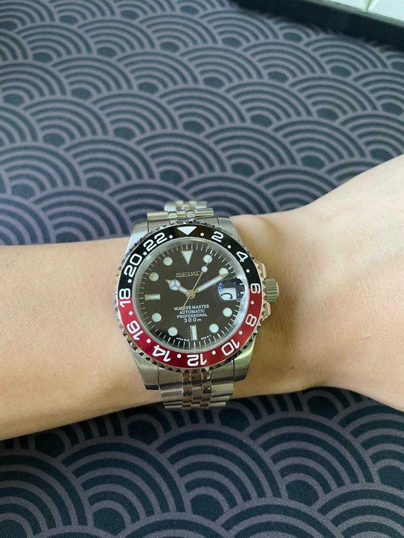 Seiko Custom Mod GMT Master II Coke