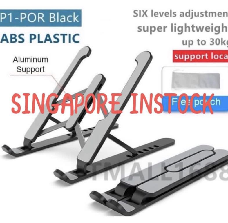 SG INSTOCK Laptop Stand Foldable Real Macbook Stand, Adjustable