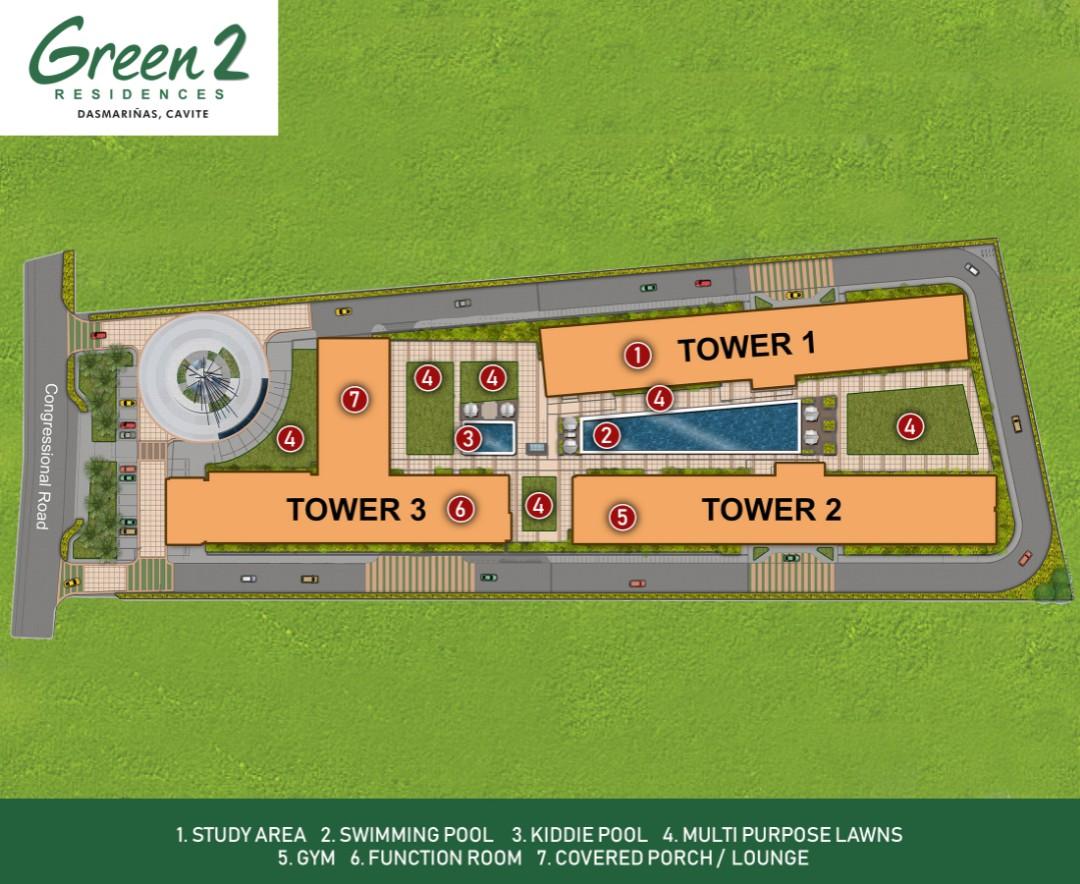 Sure Unit SMDC GREEN 2 RESIDENCES DASMARINAS CAVITE Rent To Own near LA