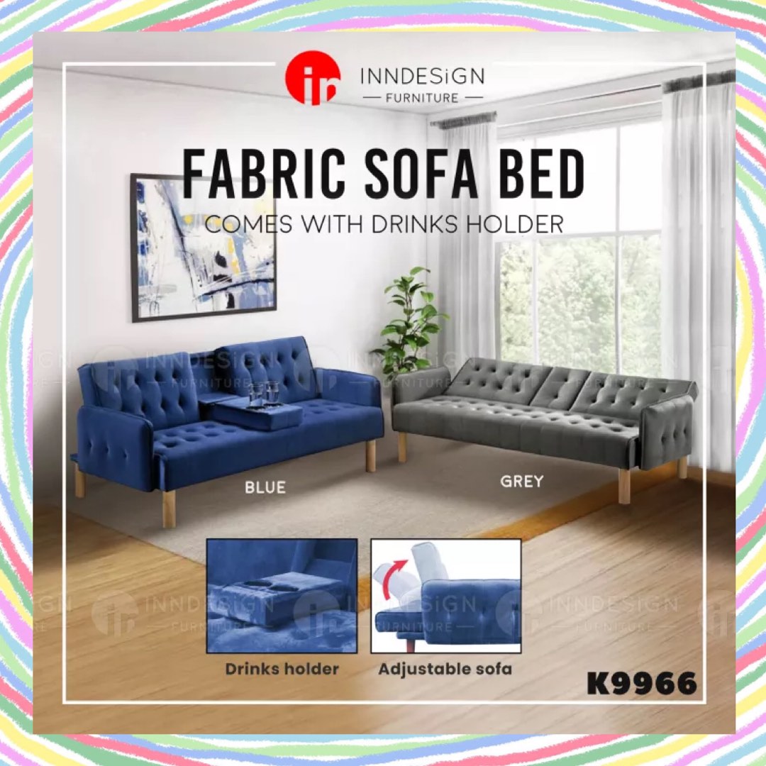 sofa bed fully assembled, Furniture & Home Living, Furniture, Sofas on