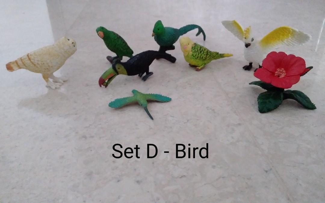 Special Edition Jurong Bird Park Figurines ( Flamingo, Parrot, Birds
