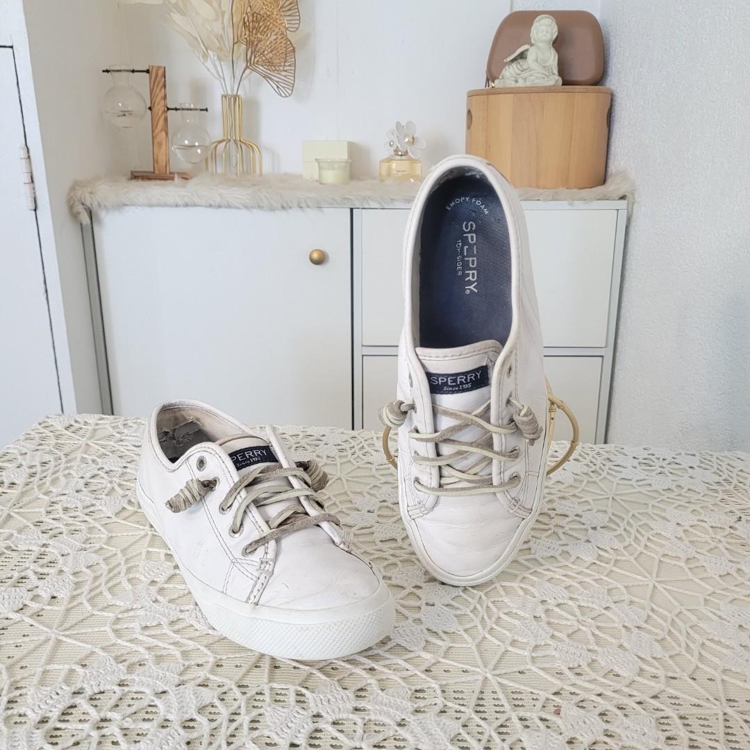 Sperry on sale seacoast white