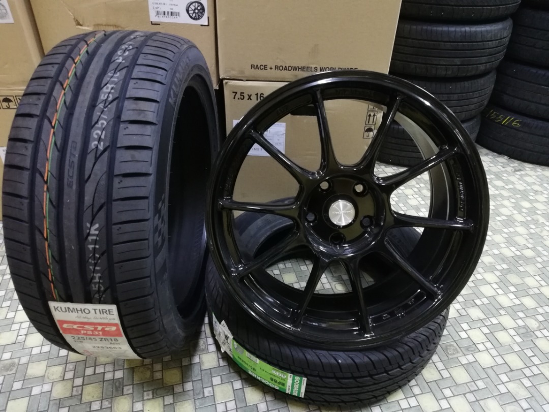 sport rim t105X thailand 18 inch siap tayar baru 18, Auto Accessories