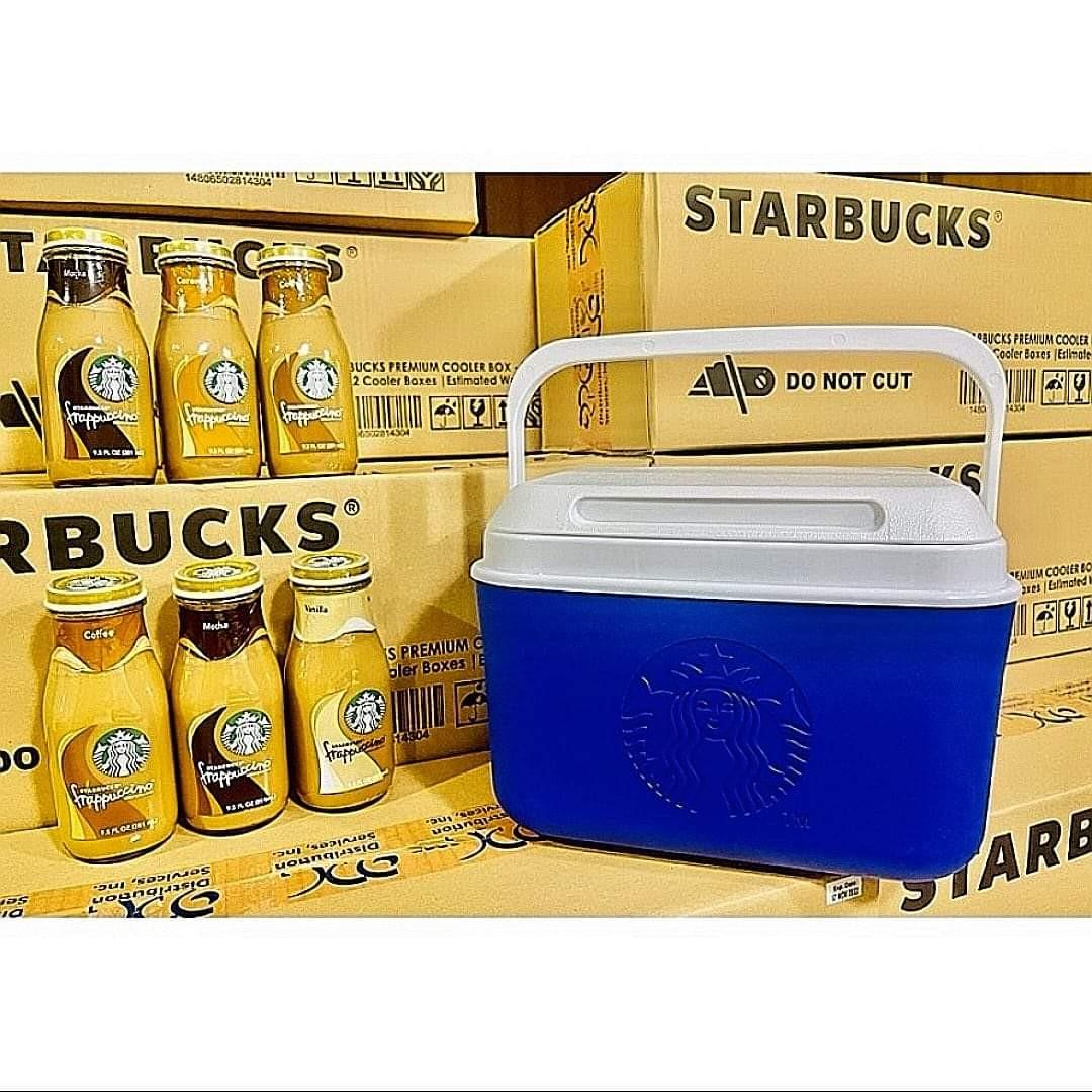 Starbucks Cooler with free Frappuccino bottles, TV & Home Appliances