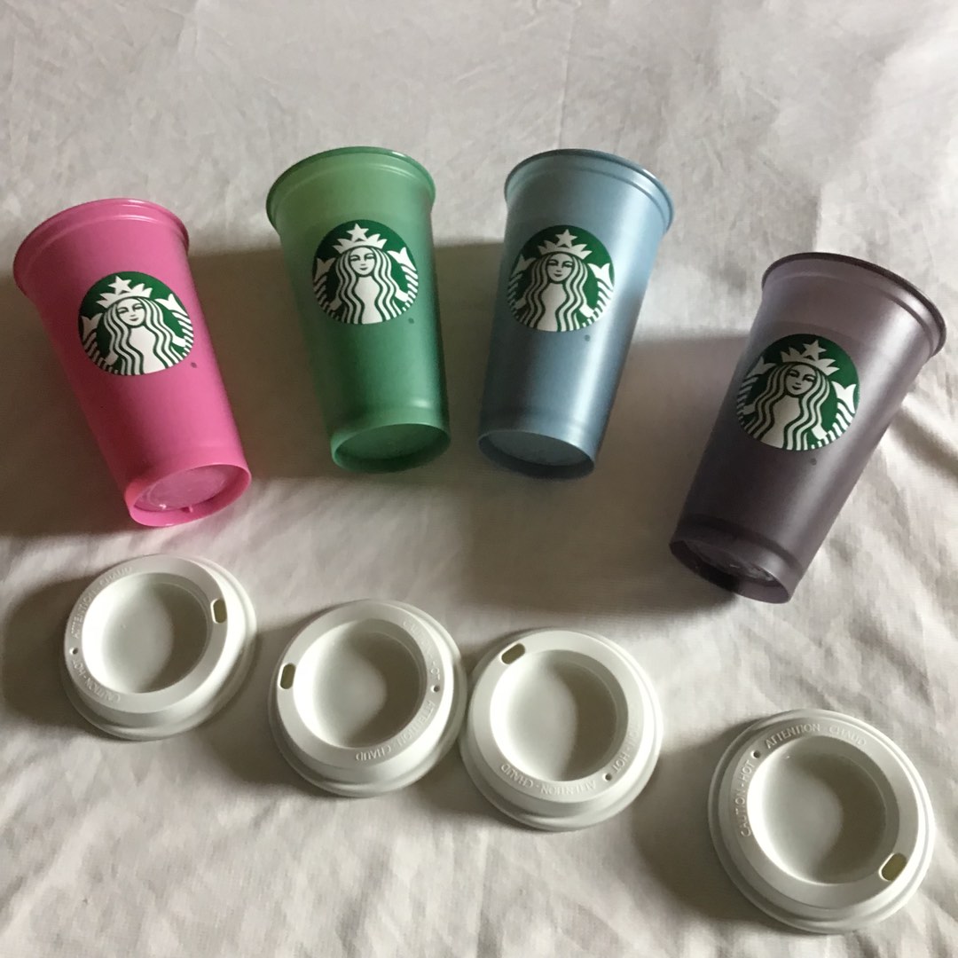 Starbucks reusable cup microwaveable, Furniture & Home Living