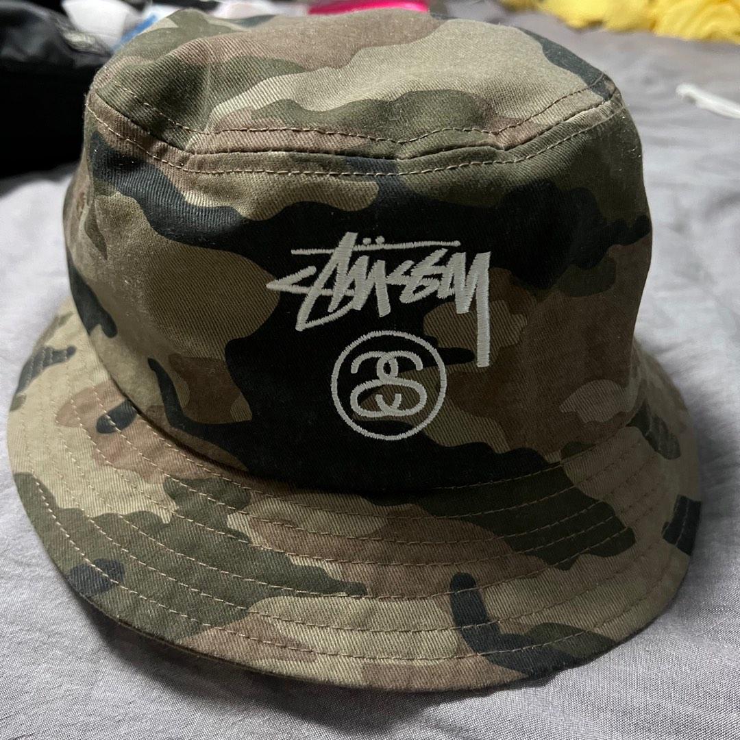 stussy 迷彩漁夫帽, 他的時尚, 手錶及配件, 棒球帽、帽在旋轉拍賣