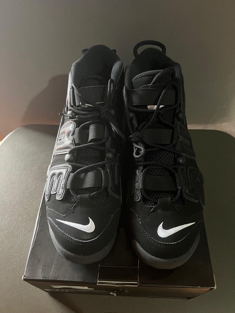 Supreme nike uptempo black new arrivals