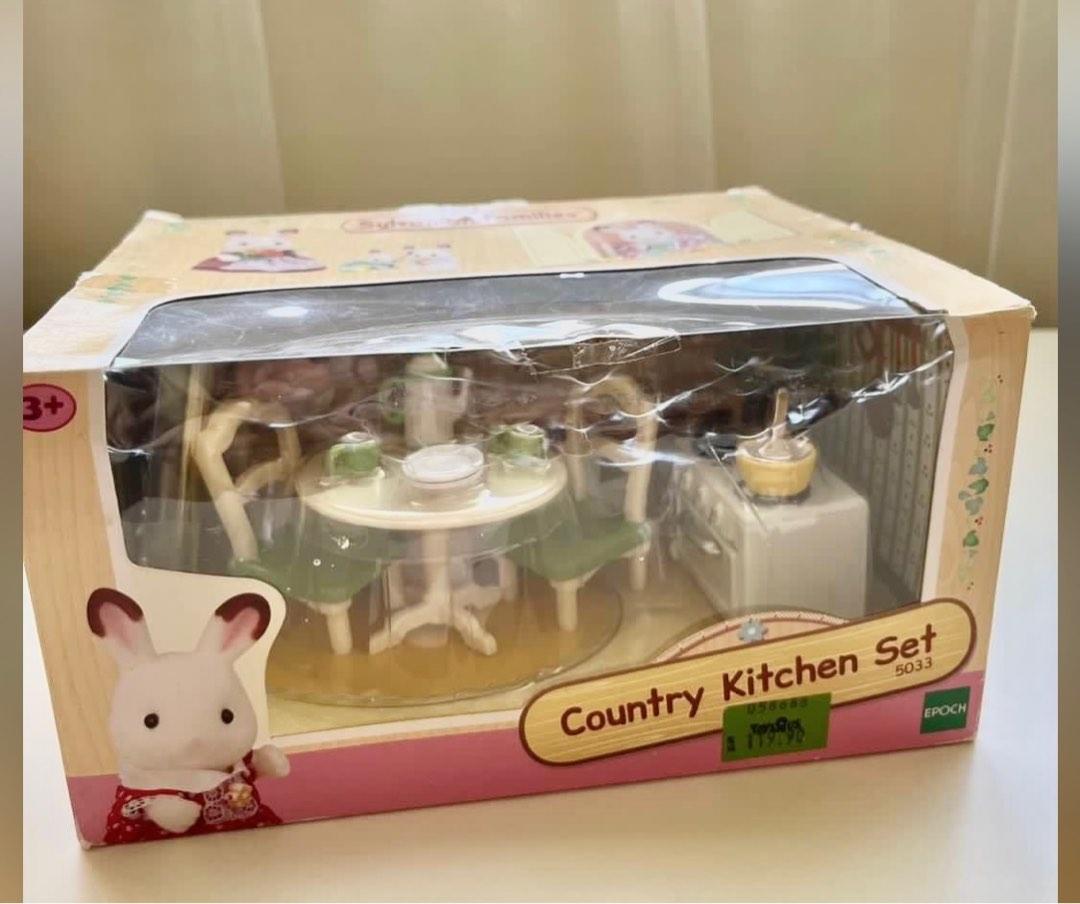 Sylvanian country kitchen set hot sale