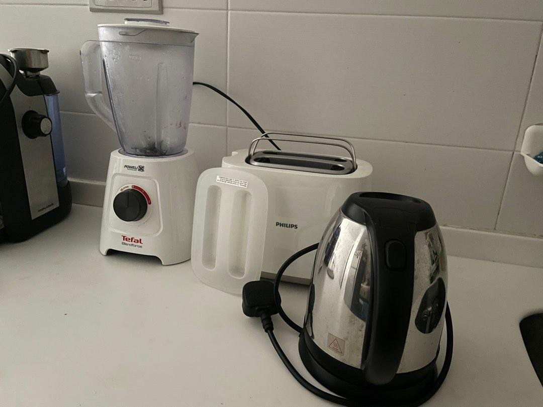 Tefal Blender, Tefal Food Steamer, Philips kettle and Philips Toaster