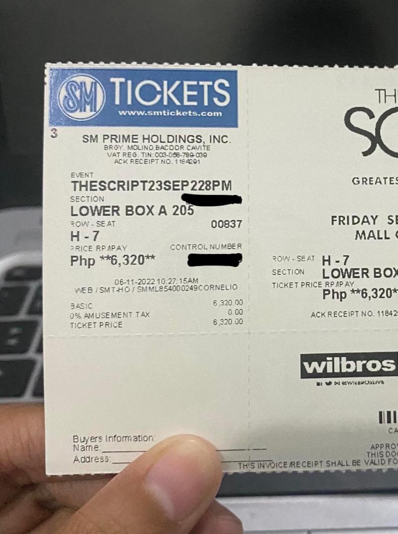 The Script Manila 2022 Ticket, Tickets & Vouchers, Event Tickets on