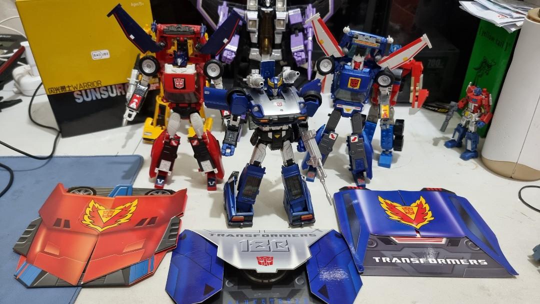 Transformers Masterpiece (Category: Action & Battle Toys) located in Taguig. Submitted by solefinds (Listing ID 1181022045, Image 1). Description: For Sale MP18B Bluestreak (Diaclone) - Complete w/ coin - 1,800 MP Tracks - Complete w/ coin - 1,600 (sold) MP Road rage (Diaclone) - Complete w/ coin - 1,600 Displayed only, never transformed. Price is negotiable for sure buyers..