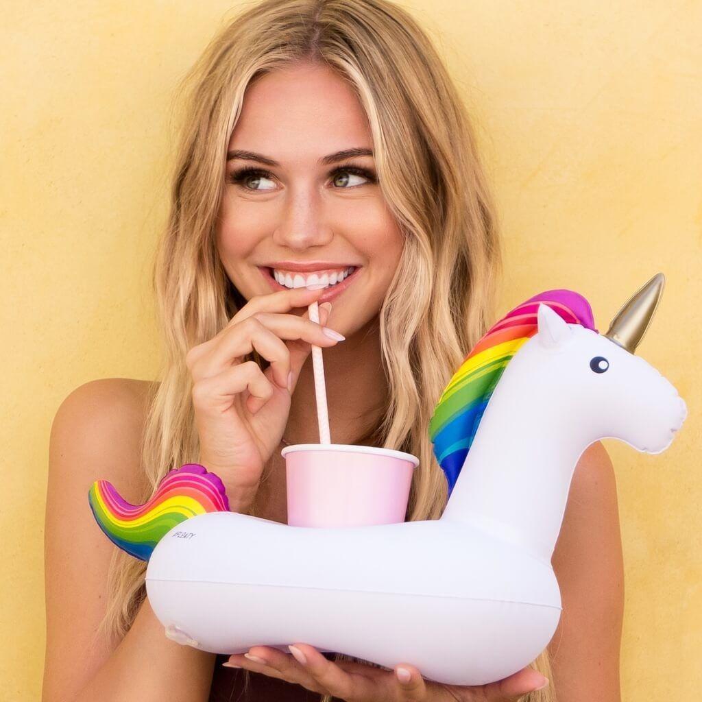 Floaty Unicorn Cup Holder #getfloaty #swim #float, 興趣及遊戲