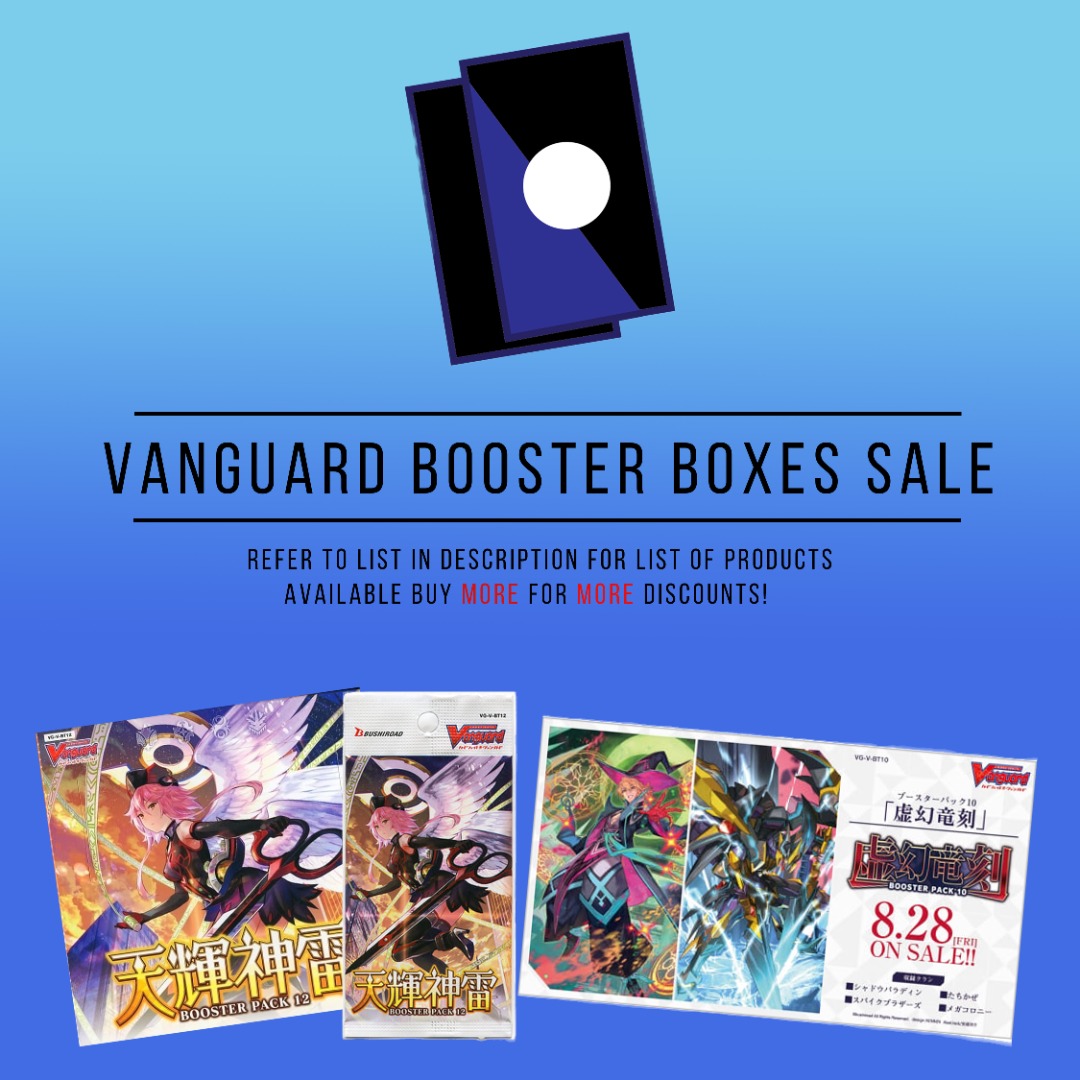 Vanguard Booster Boxes Sale, Hobbies & Toys, Toys & Games on Carousell