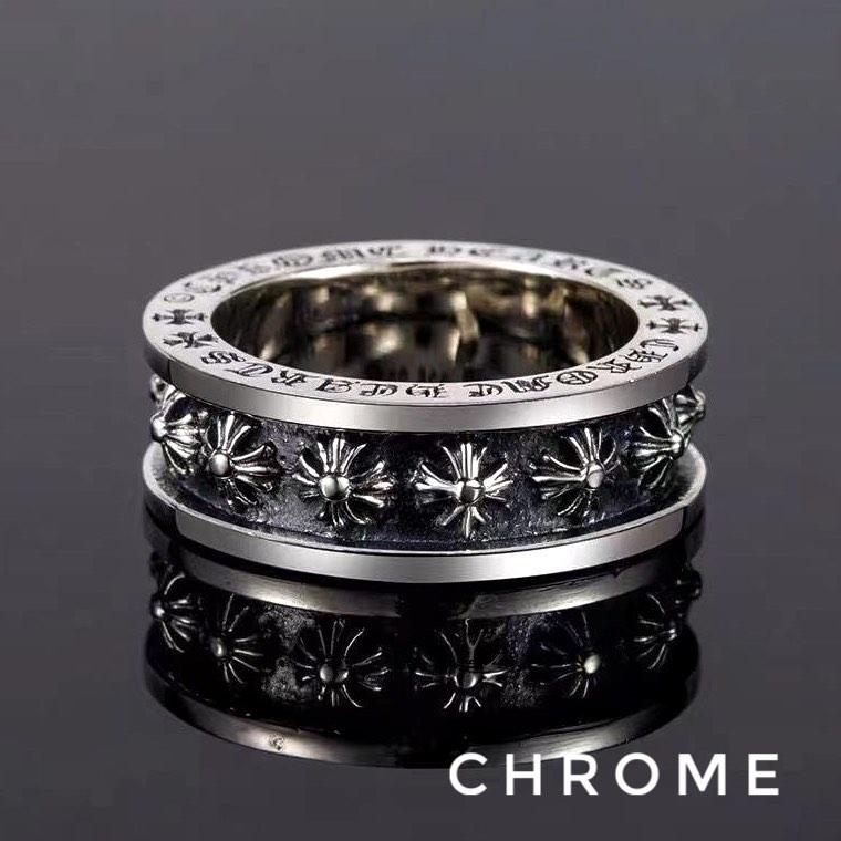 Chrome hearts mini outlet cross ring