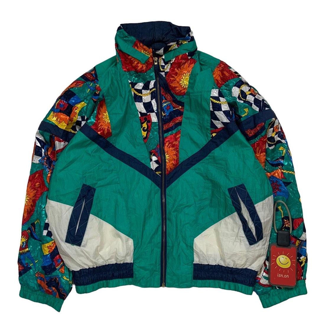 Vintage colour block best sale jacket