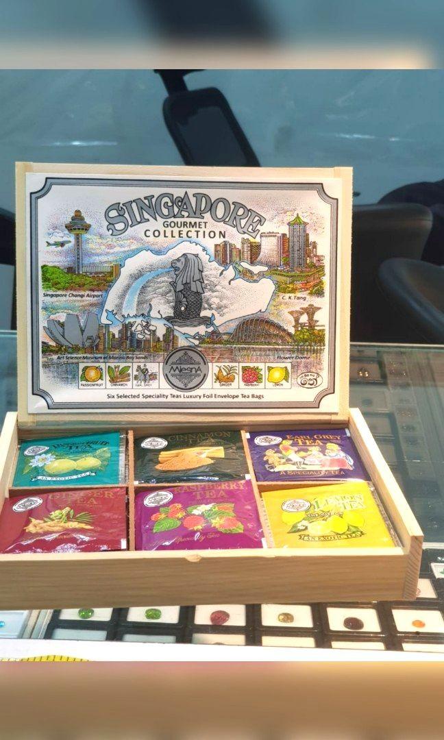 Vintage Tea bags collection gift box, Food & Drinks, Gift Baskets & Hampers on Carousell