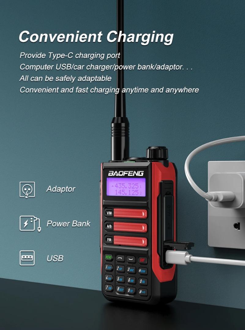 BaoFeng UV-16 Pro High powered Professional Grade Dual Band VHF UHF 2 ...