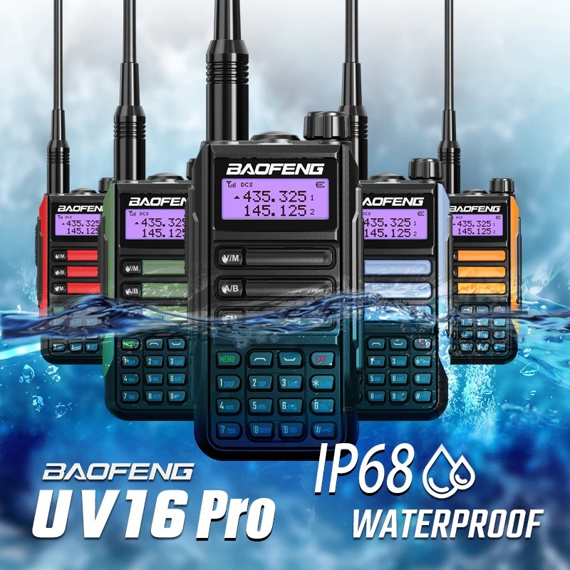 BaoFeng UV-16 Pro High powered Professional Grade Dual Band VHF UHF Way  Radio Walkie Talkie with USB Type C direct charging. Not Bao Feng Uv5r or  S9, Mobile Phones  Gadgets,