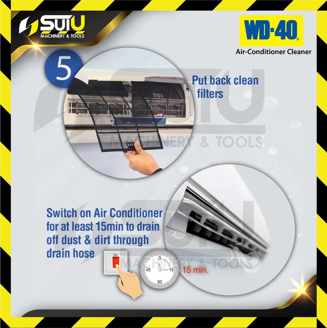 WD40 331ML 3In1 Professional Air Conditioner Cleaner + 333ML Multi