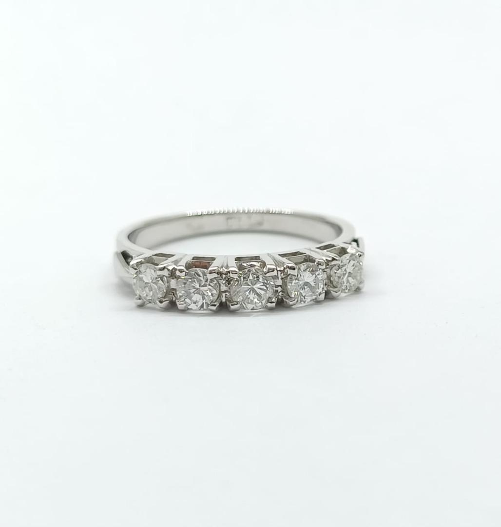 White Gold Diamond Ring, Womens