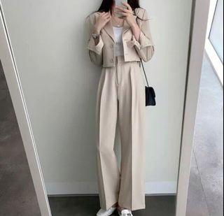 White suit pants